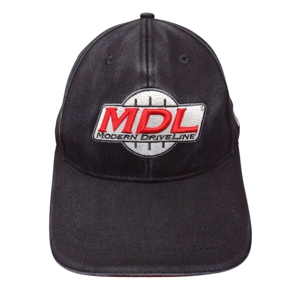 MDL Modern Driveline Strapback Hat Black OSFA Embroidered My Hat Guy - Picture 1 of 8